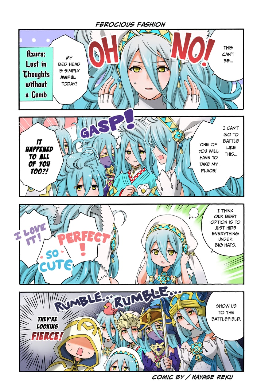 kiran and azura (fire emblem and 2 more) drawn by arikawa_kinu