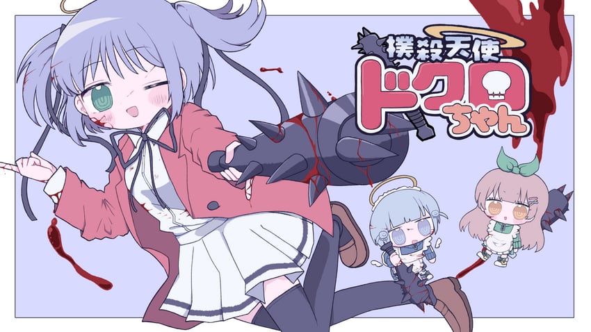mitsukai dokuro, nanahira, and wotoha (indie utaite and 1 more) drawn by wotoha