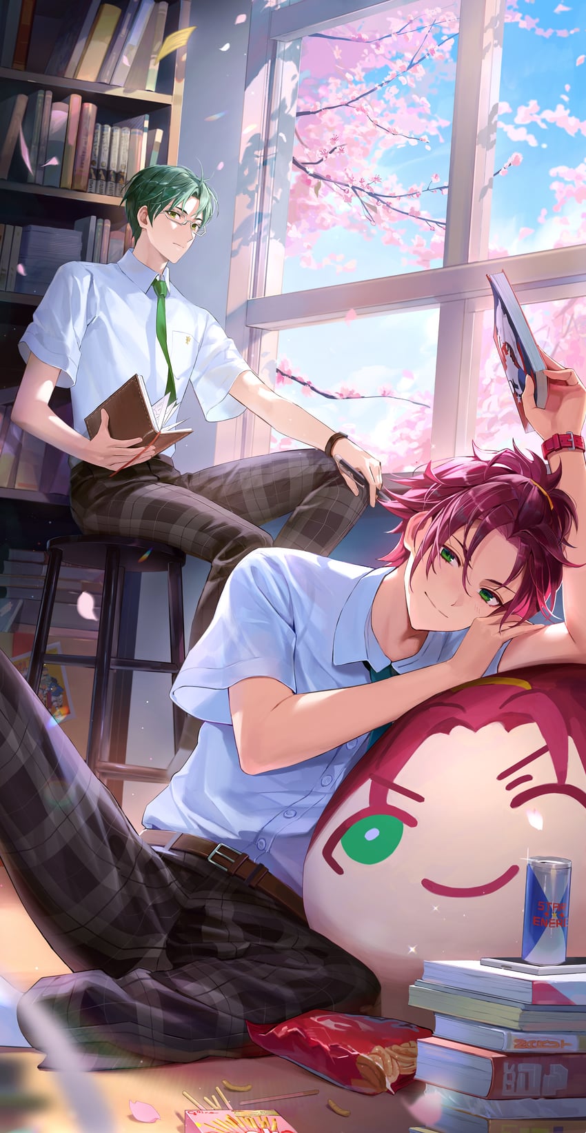 isara mao and hasumi keito (ensemble stars!) drawn by ryugisa