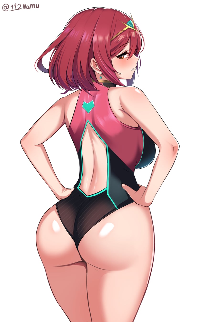 pyra (xenoblade chronicles and 1 more) drawn by namu_(112namu)