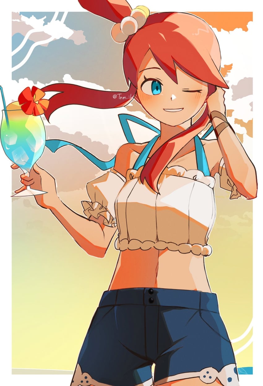 skyla (pokemon and 1 more) drawn by tnm_ilu