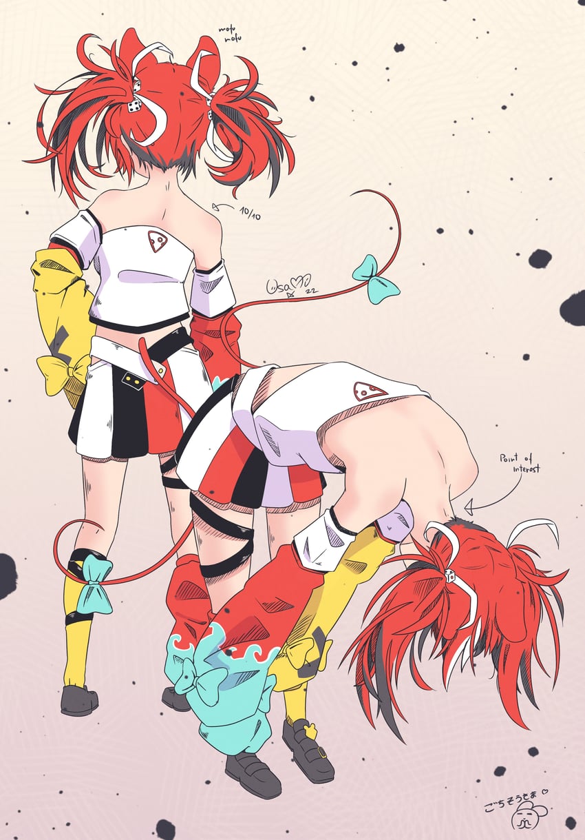 hakos baelz (hololive and 1 more) drawn by kuroyuu