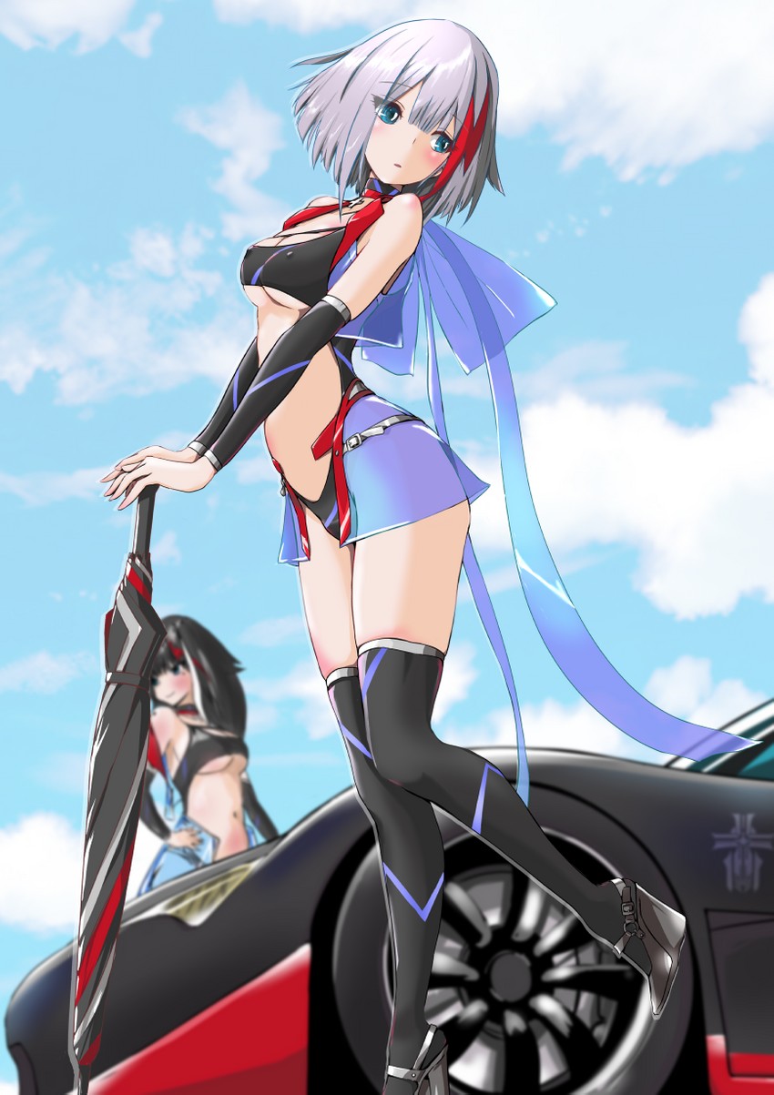 admiral graf spee and deutschland (azur lane) drawn by p.i.t.d
