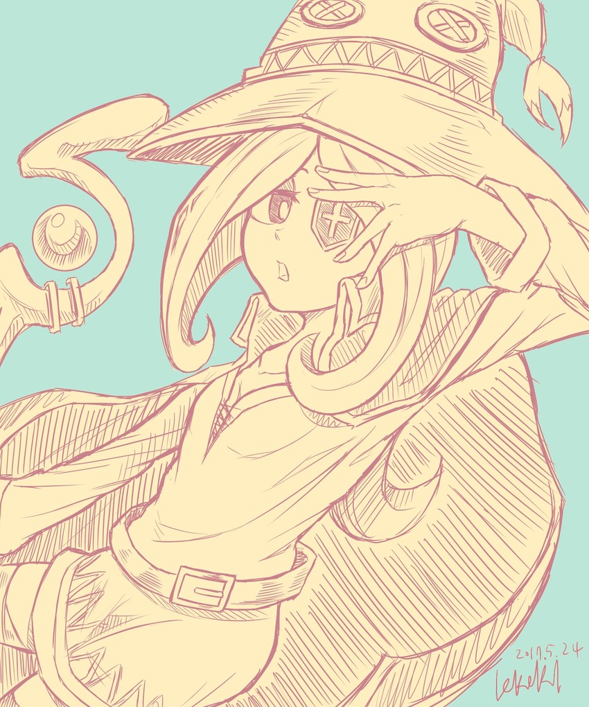 megumin and sucy manbavaran (kono subarashii sekai ni shukufuku wo! and 1 more) drawn by ice_keki