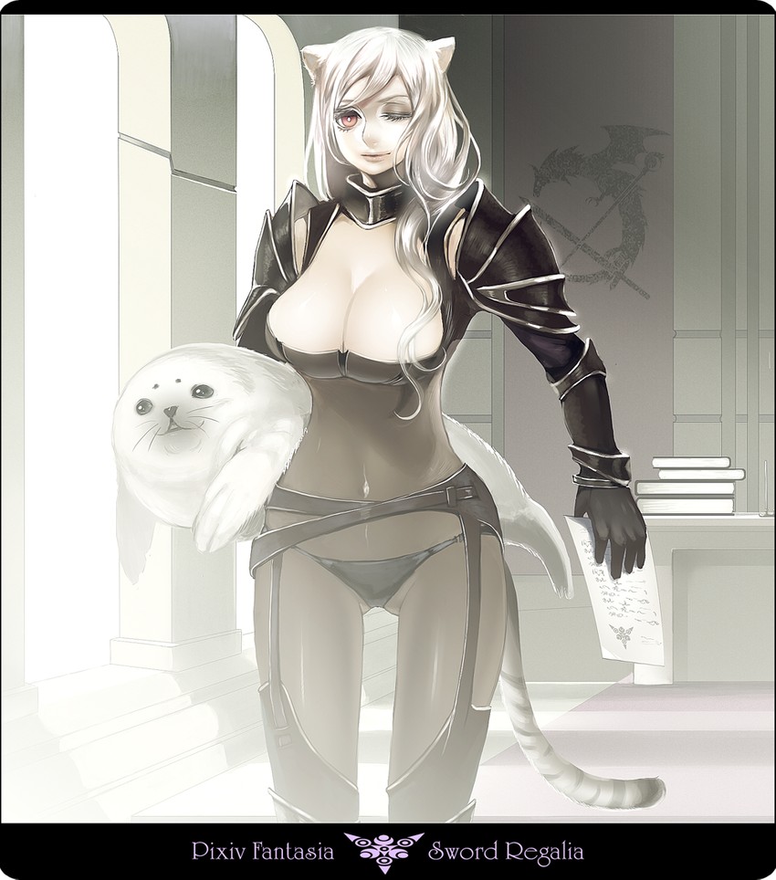 bertolucci and kitty blanche (pixiv fantasia and 1 more) drawn by nicole_pmonachi