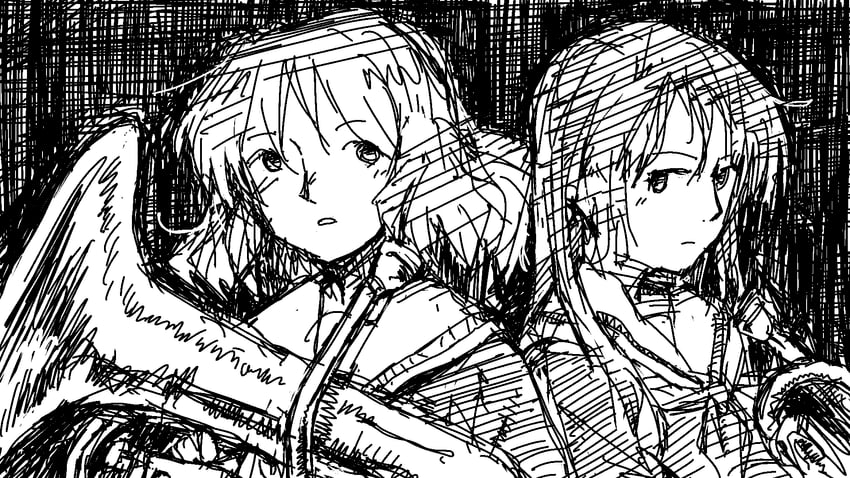 oumae kumiko and kousaka reina (hibike! euphonium) drawn by tsukumizu_yuu