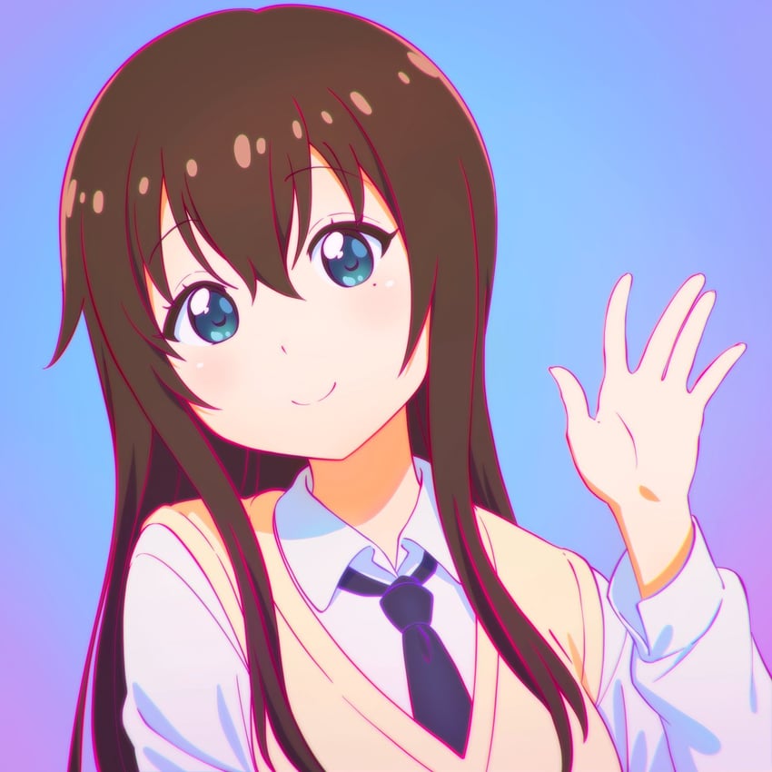 miwa ai (yuruyuri and 1 more) drawn by ilya_kuvshinov
