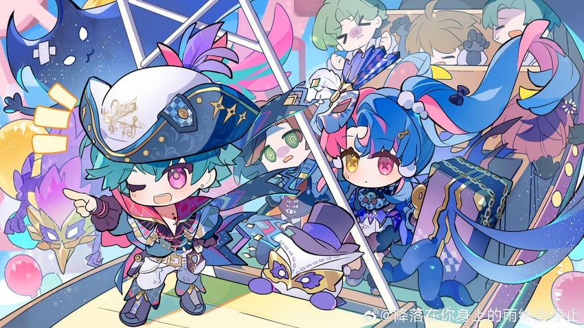 brant, roccia, and pero (wuthering waves) drawn by saucer_(saucer752)