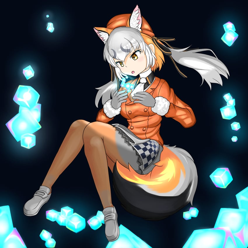 island fox (kemono friends and 1 more) drawn by ni_daco