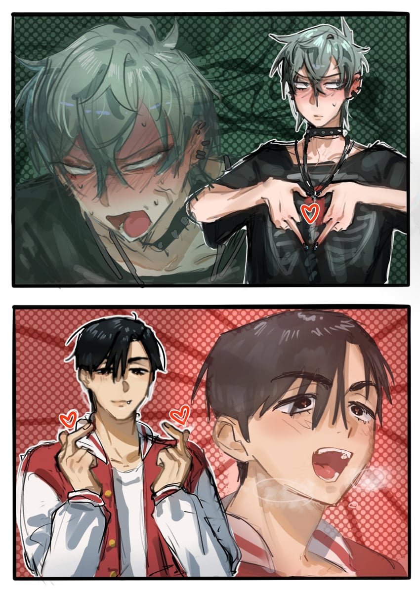 till and ivan (alien stage) drawn by hawk_till