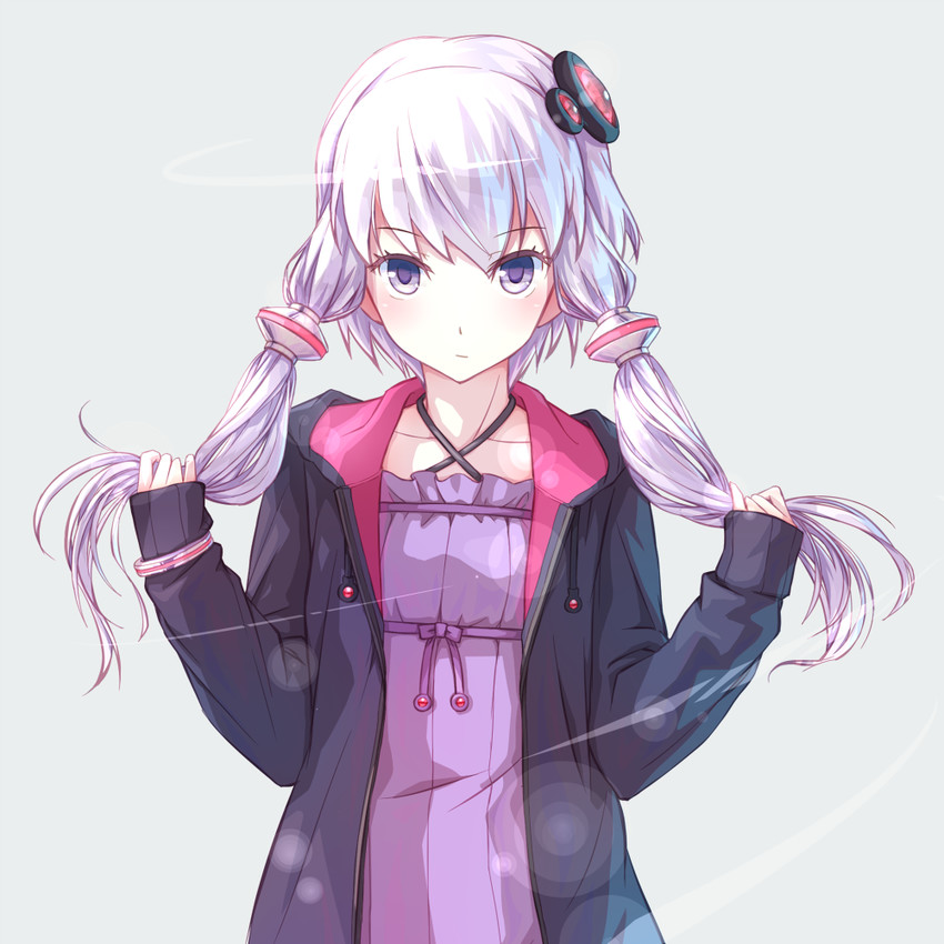 yuzuki yukari (vocaloid and 1 more) drawn by haiiro_(hi_ghi_ro)
