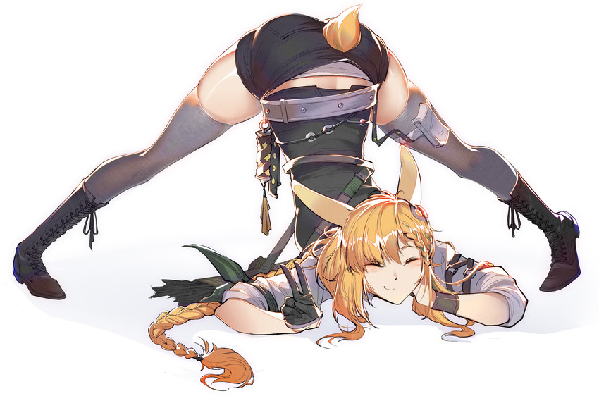 kroos and kroos the keen glint (arknights) drawn by slmsxiaodu