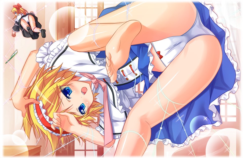 alice margatroid and shanghai doll (touhou) drawn by yano_mitsuki_(nanairo)