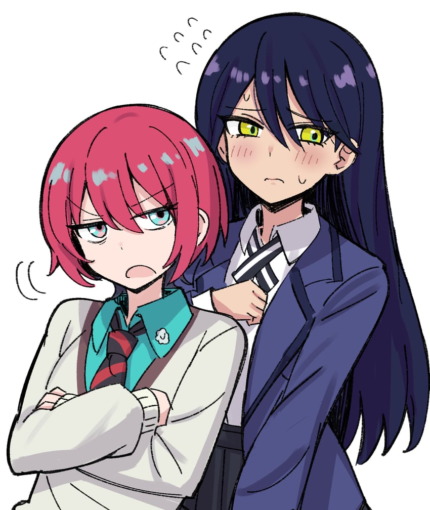 amate yuzuriha and nyaan (gundam and 1 more) drawn by gougoku