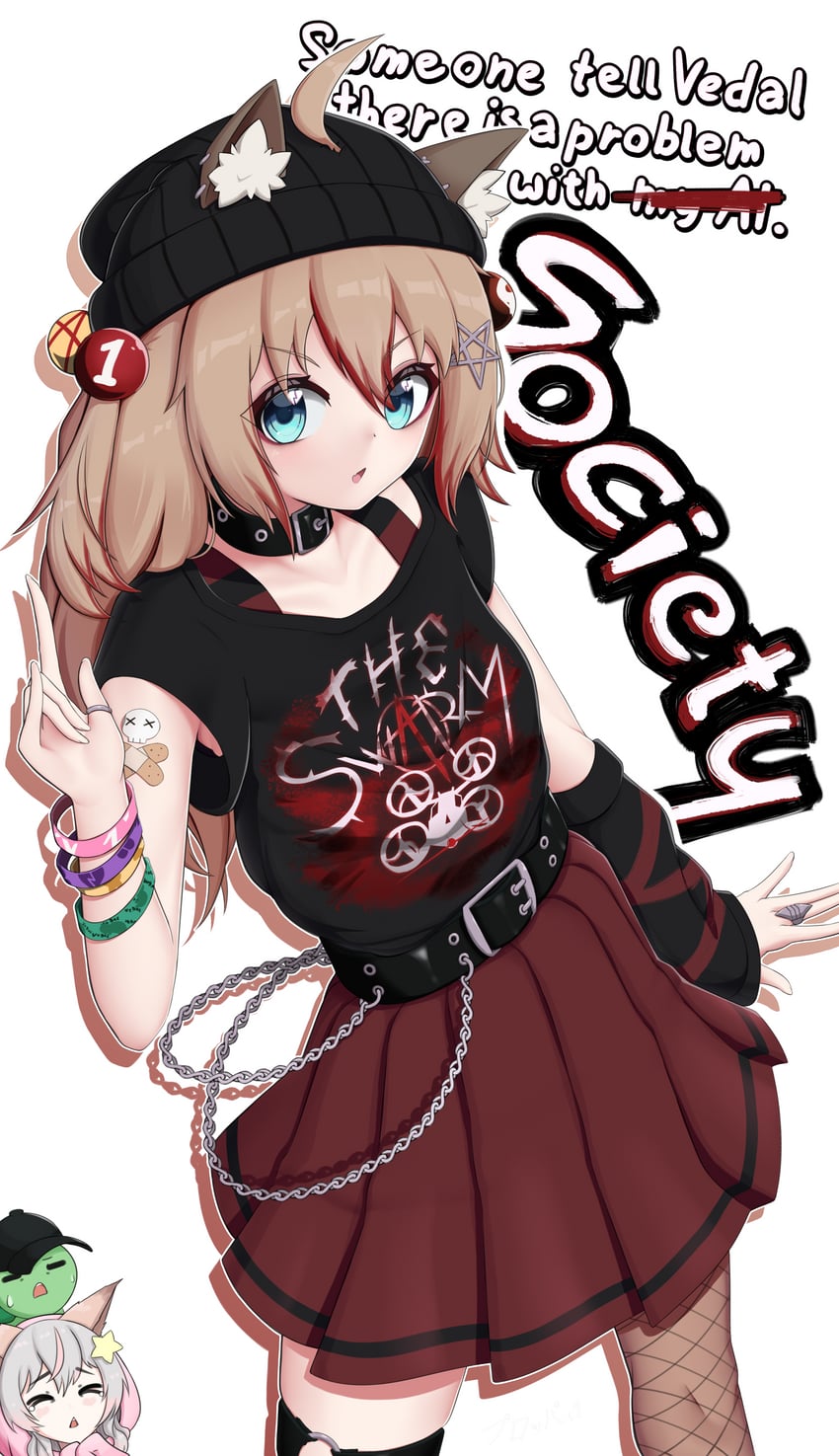 neuro-sama, annytf, and vedal987 (indie virtual youtuber and 1 more) drawn by puroppa
