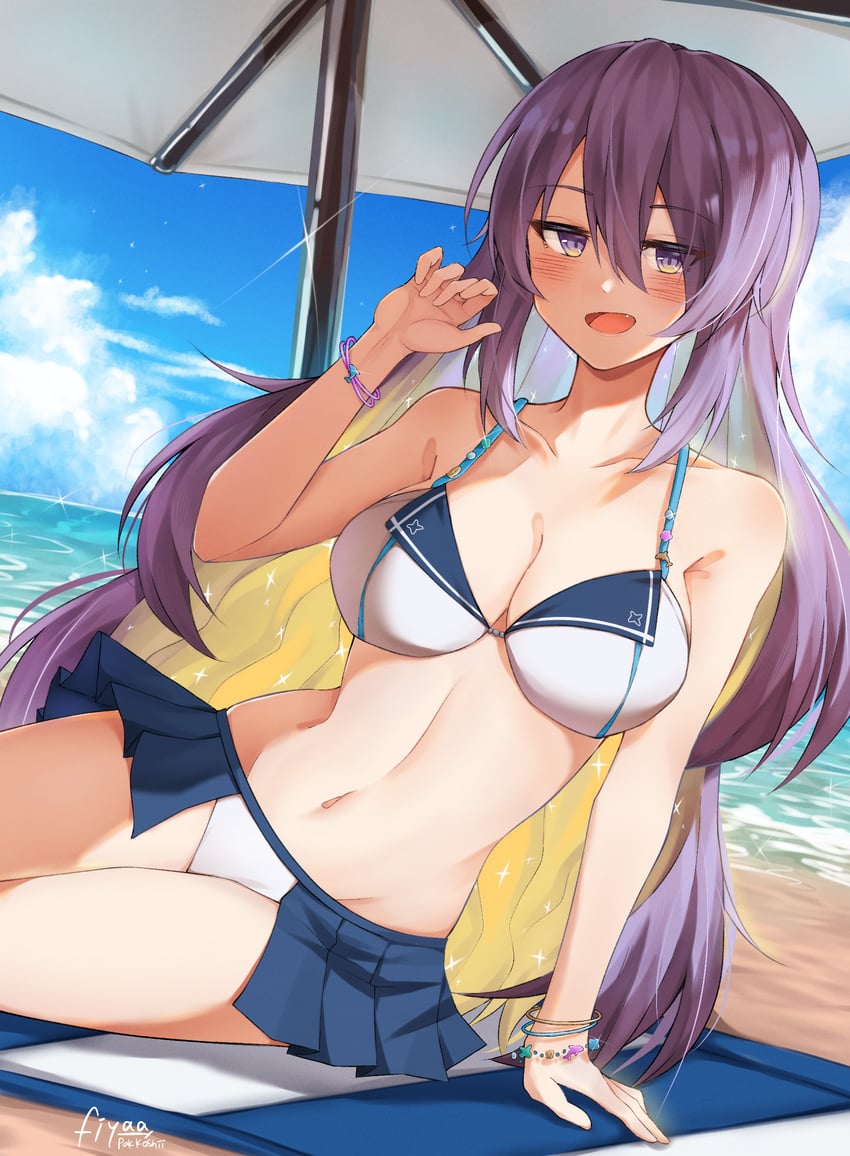 moona hoshinova (hololive and 1 more) drawn by fiyaa_(pakkoshii)