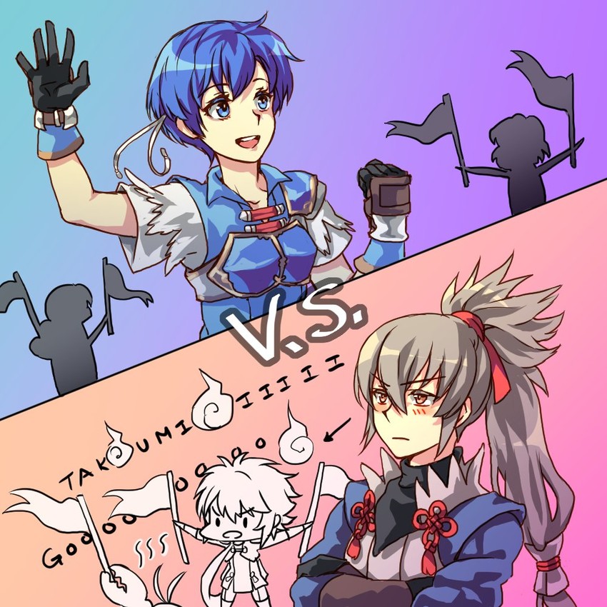 takumi, hinoka, shanna, thea, and juno (fire emblem and 3 more) drawn by jin_(phoenixpear)