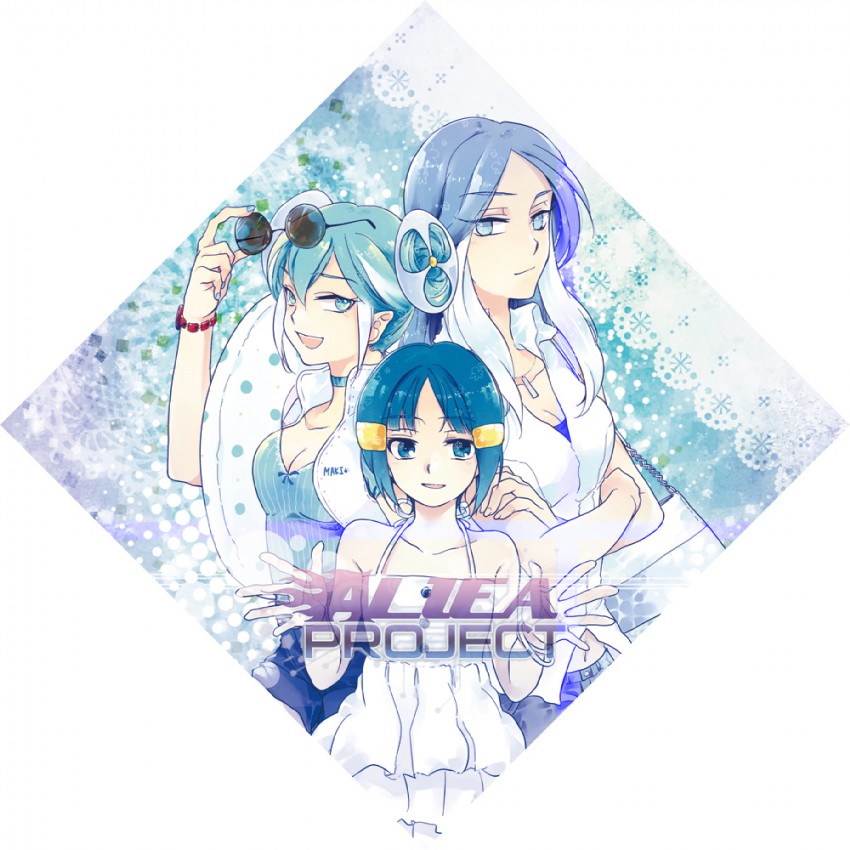urubida, maquia, and kurakake clara (inazuma eleven) drawn by dandalian