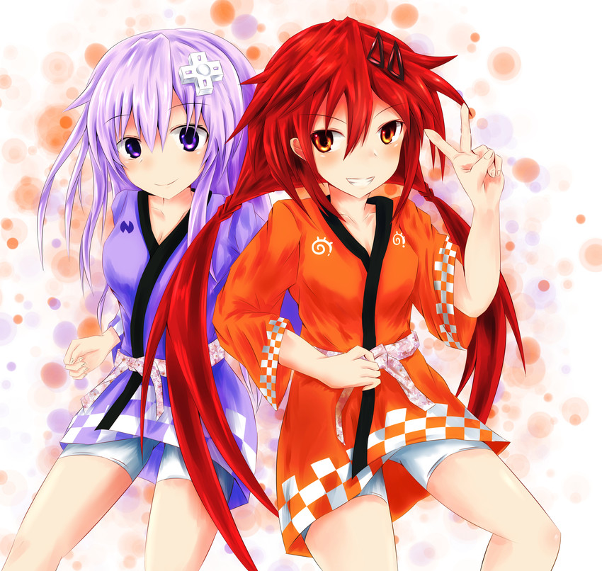 nepgear and tennouboshi uzume (neptune and 3 more) drawn by niche-tan
