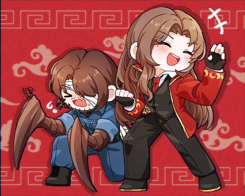 gregor and rodion (project moon and 1 more) drawn by tema1321