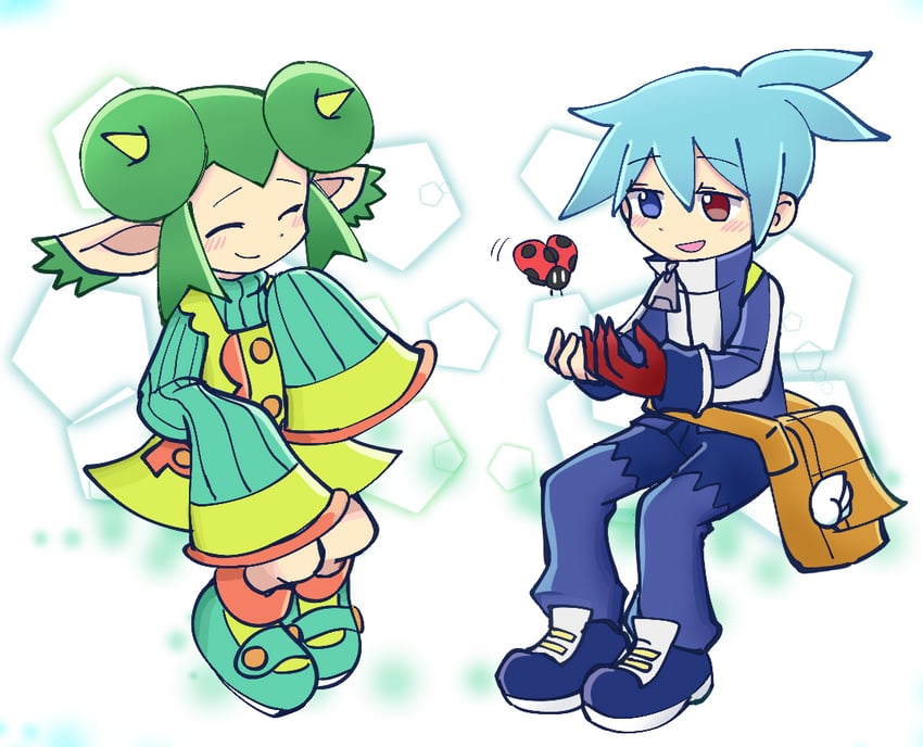 sig and lidelle (puyopuyo and 1 more) drawn by rasu_(pixiv9799832)