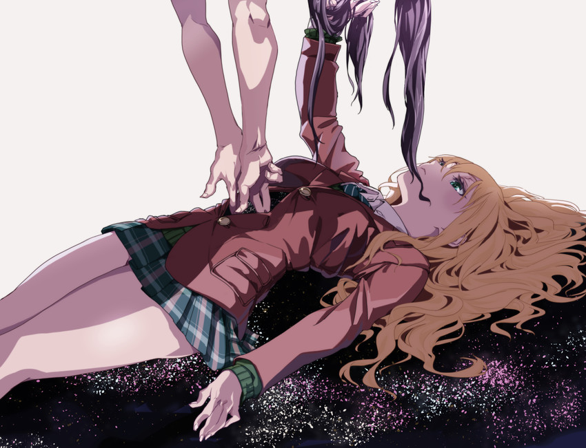 oohoshi awai (saki and 1 more) drawn by yaku_yojino