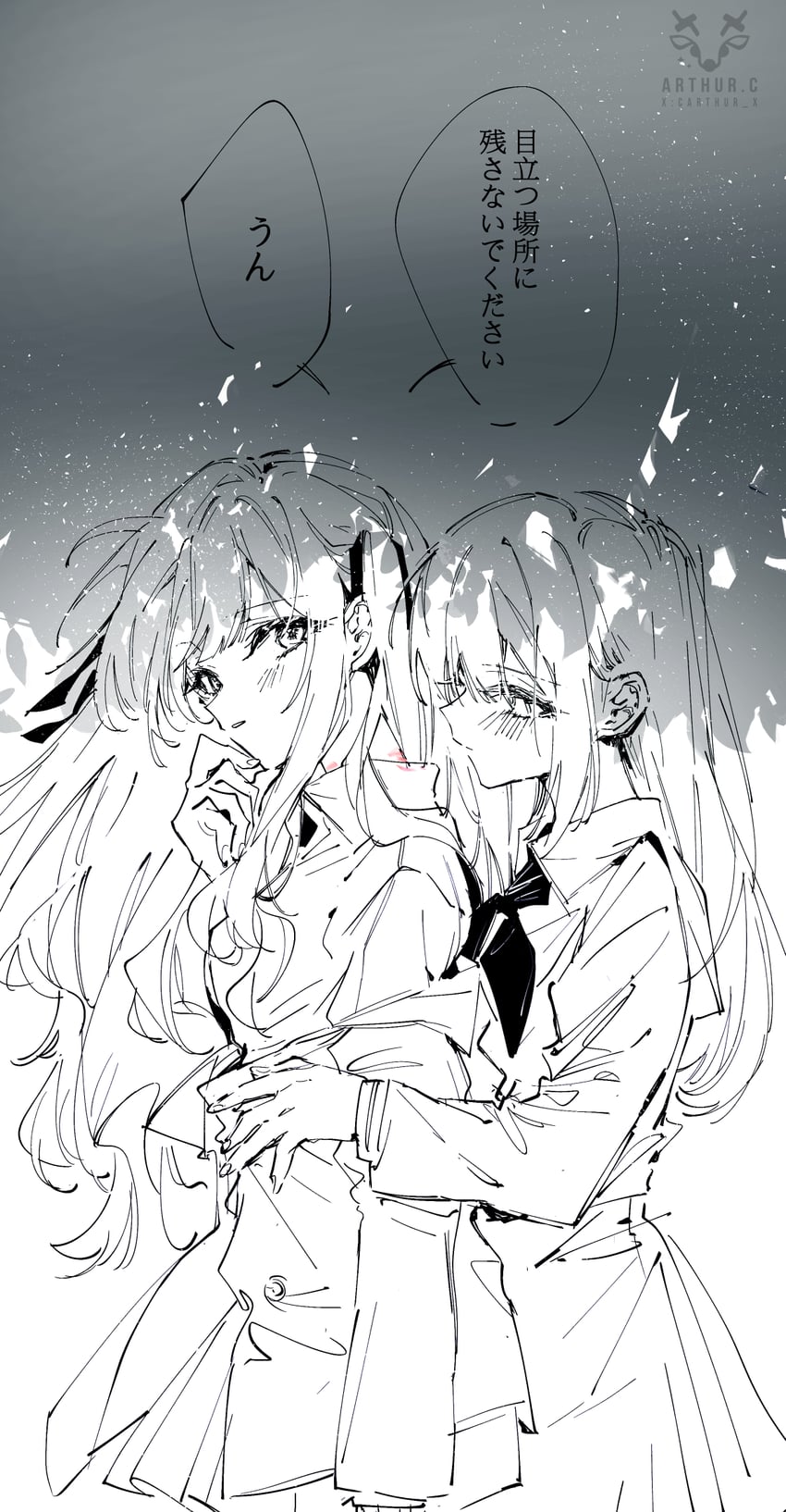 togawa sakiko and wakaba mutsumi (bang dream! and 1 more) drawn by arthur_c
