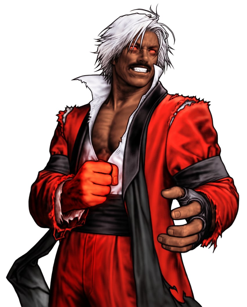rugal bernstein and god rugal (the king of fighters and 2 more) drawn by mori_toshiaki