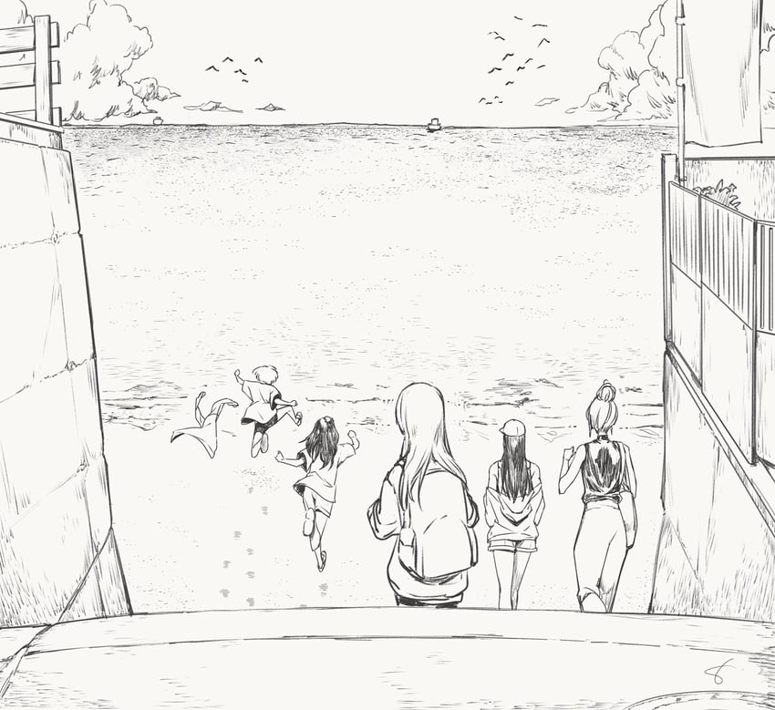 mee, cei, lino, and silvie (original) drawn by sohin