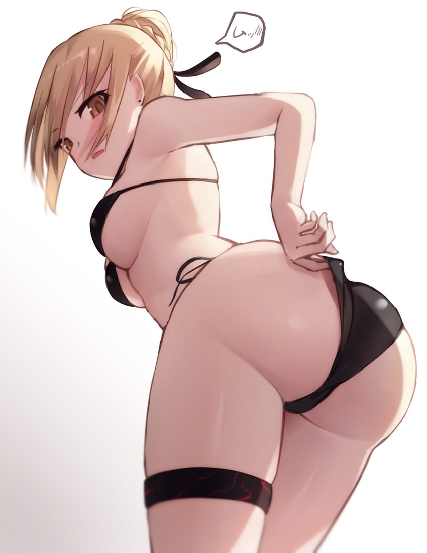 artoria pendragon and saber alter (fate and 1 more) drawn by 200f_(nifu)