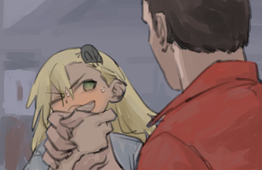 matangomu-chan and arnold schwarzenegger (original and 1 more) drawn by matangom