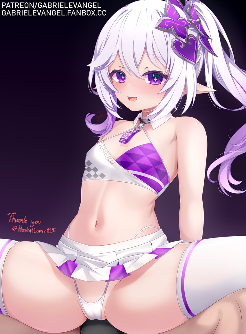 nahida (genshin impact) drawn by gabriel_evangel