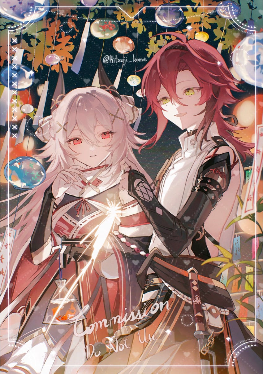 shikanoin heizou (original and 1 more) drawn by 329kome