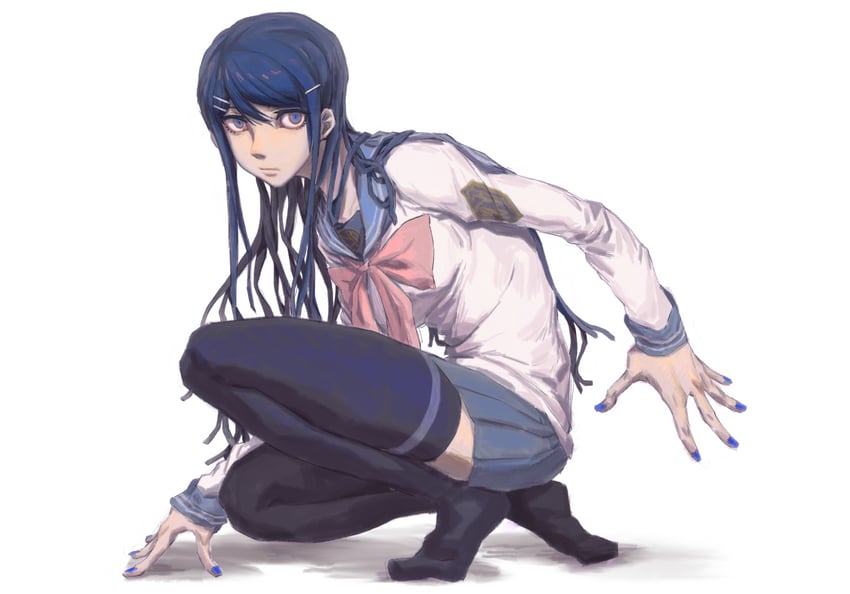 maizono sayaka (danganronpa and 1 more) drawn by lanren38318