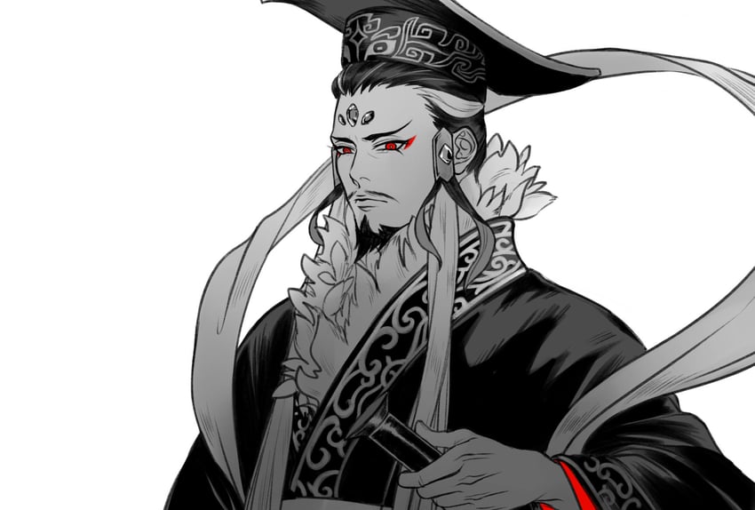 shi huang di (fate and 1 more) drawn by sleepyuncle1