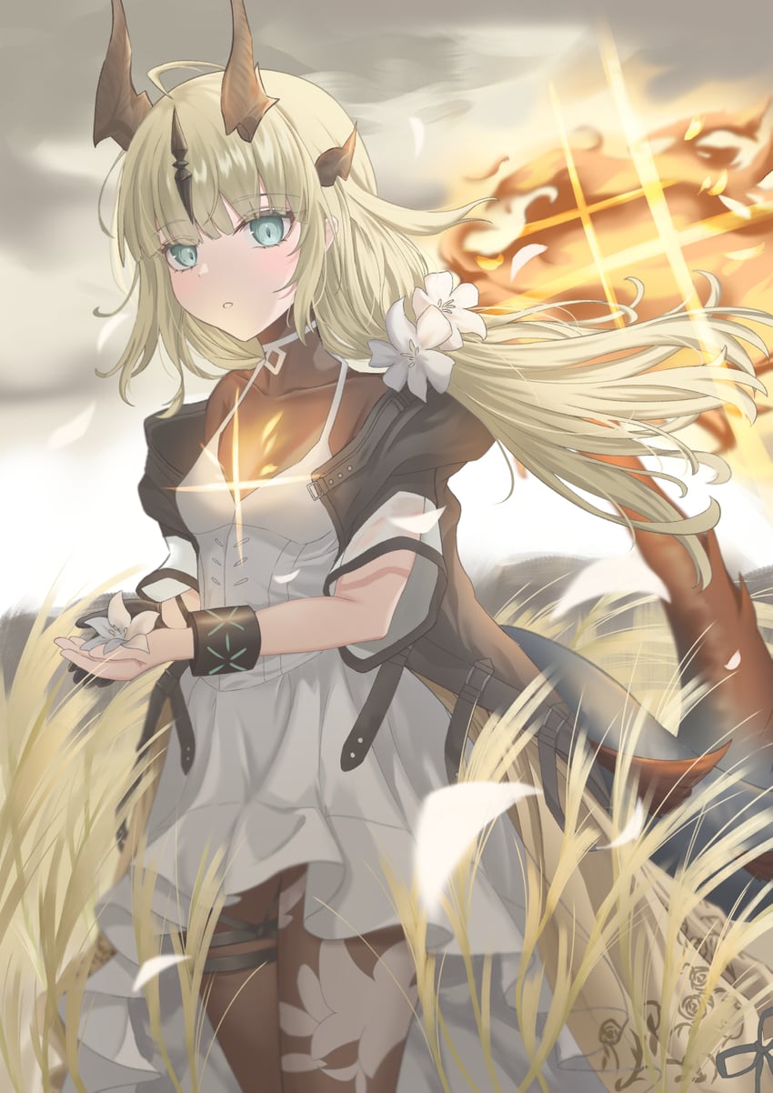 reed and reed the flame shadow (arknights) drawn by meeneru