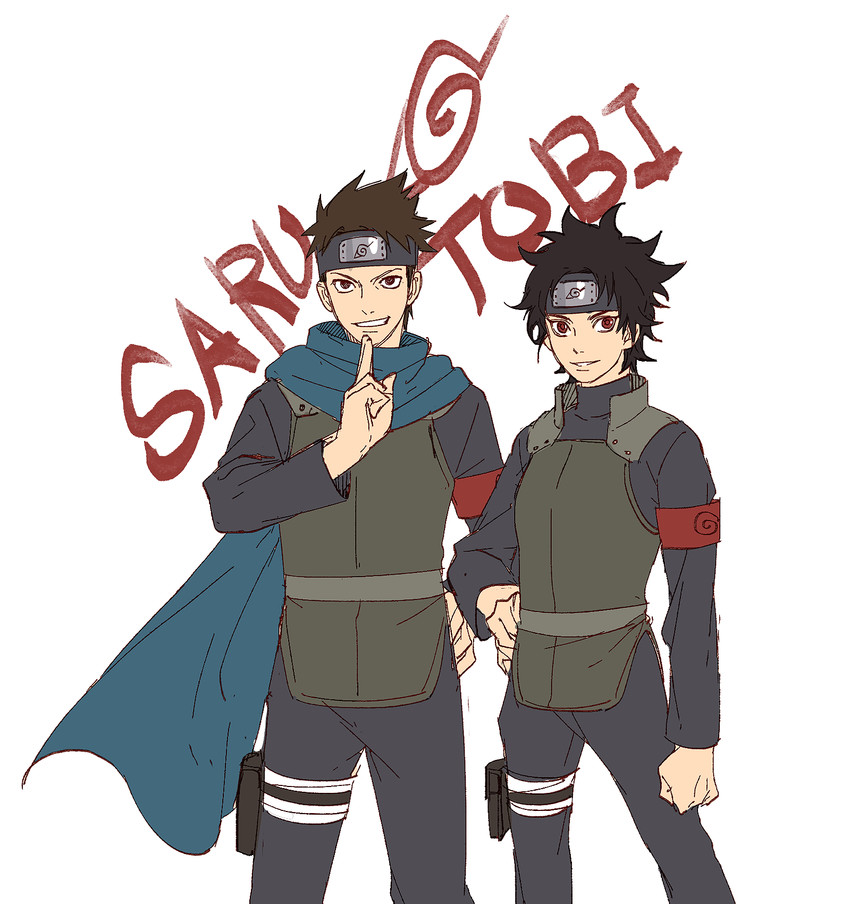 sarutobi konohamaru and sarutobi mirai (naruto and 1 more) drawn by noeunjung93