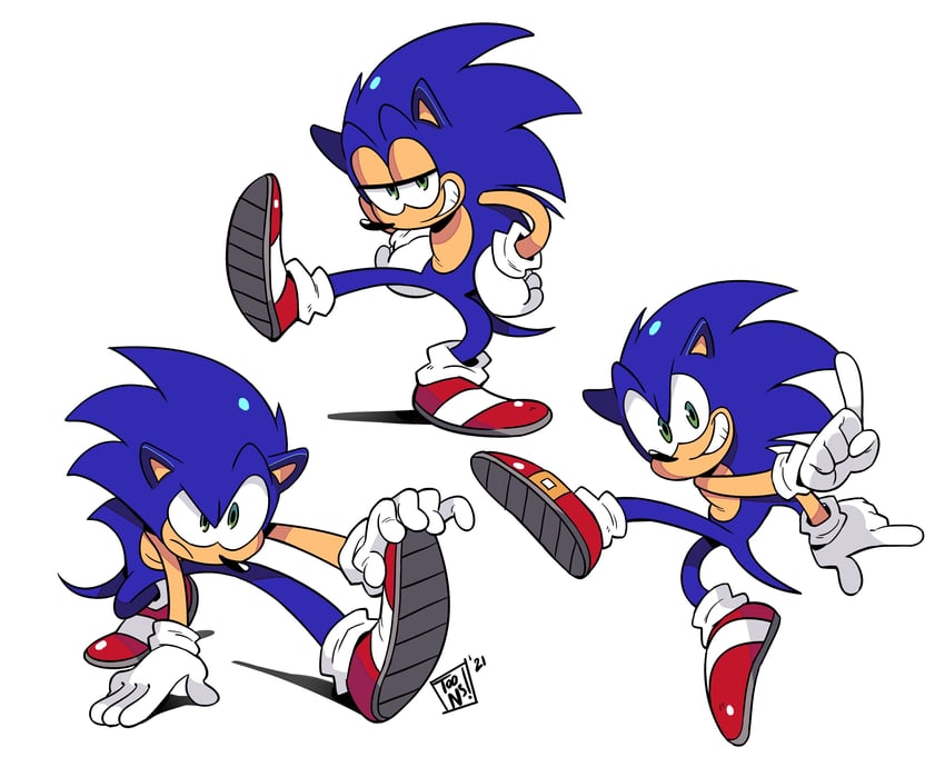 sonic the hedgehog (sonic) drawn by datoonie