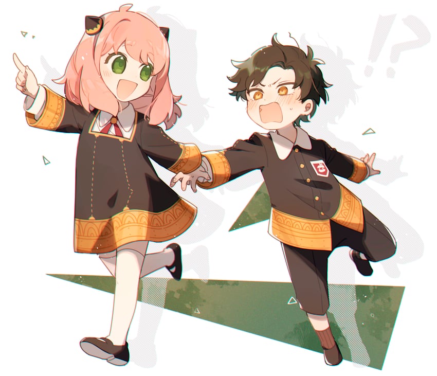 anya and damian desmond (spy x family) drawn by nkgmgs