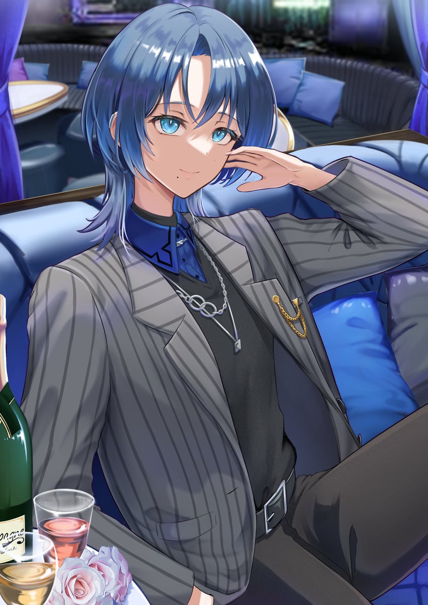 hiodoshi ao (hololive and 1 more) drawn by hakuou0714