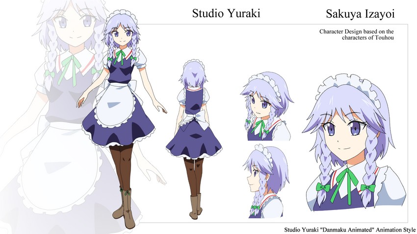 izayoi sakuya (touhou and 1 more) drawn by studio_yuraki