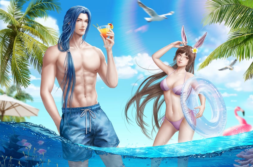 xiao wu and tang san (douluo dalu) drawn by he_ding_hong_guan_bao