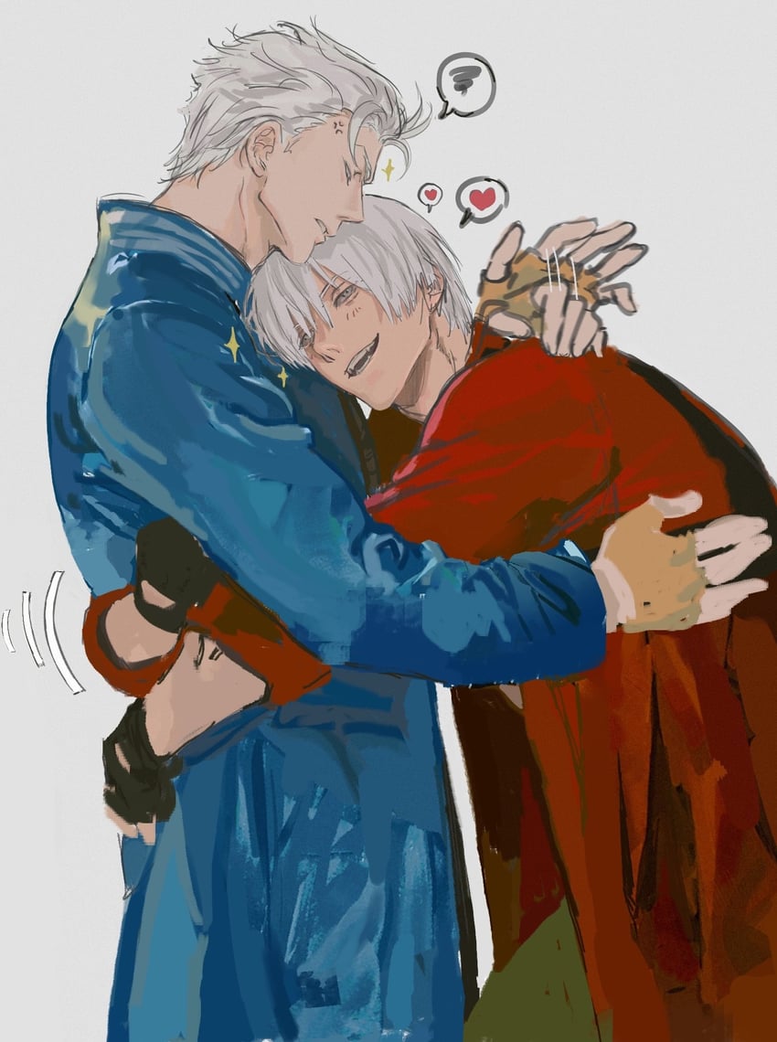 dante and vergil (devil may cry and 1 more) drawn by chaloobie