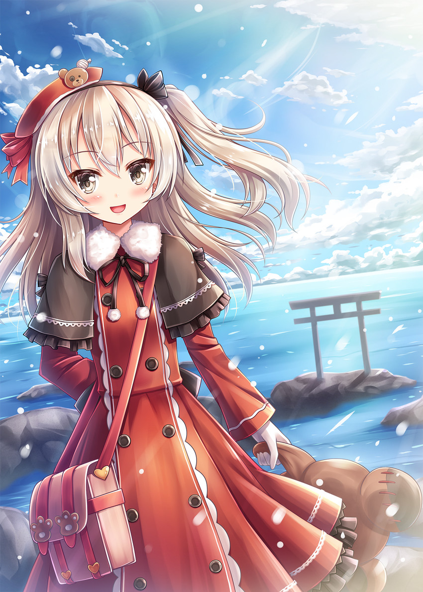 shimada arisu and boko (girls und panzer) drawn by akashio_(loli_ace)