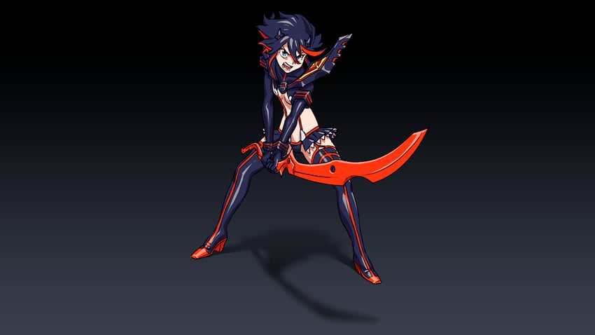 matoi ryuuko and senketsu (kill la kill and 1 more) drawn by emiladylbekuulu