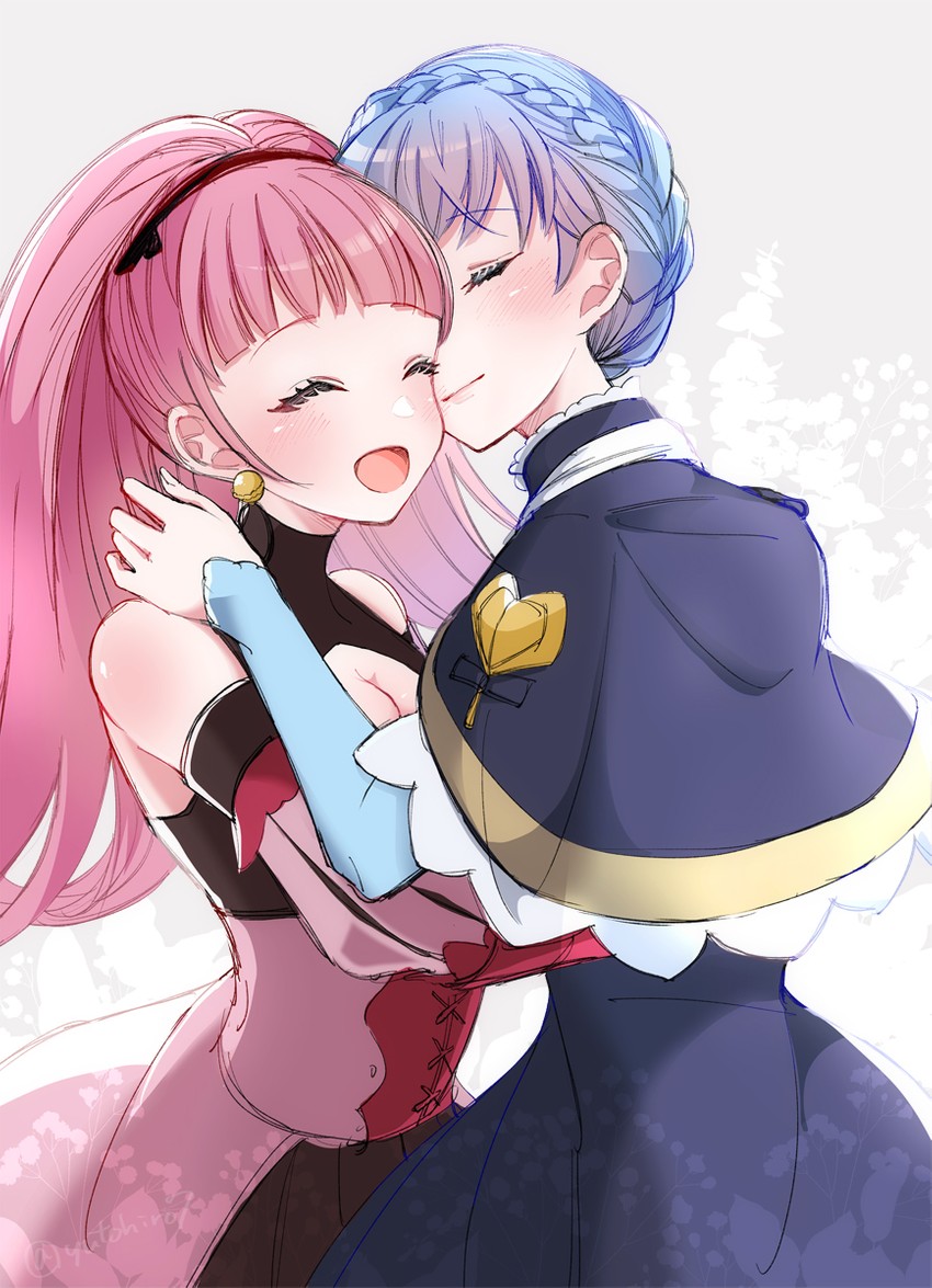 hilda valentine goneril and marianne von edmund (fire emblem and 1 more) drawn by yutohiroya