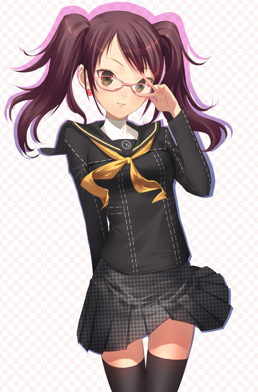 kujikawa rise (persona and 1 more) drawn by uni_(plastic_girl)