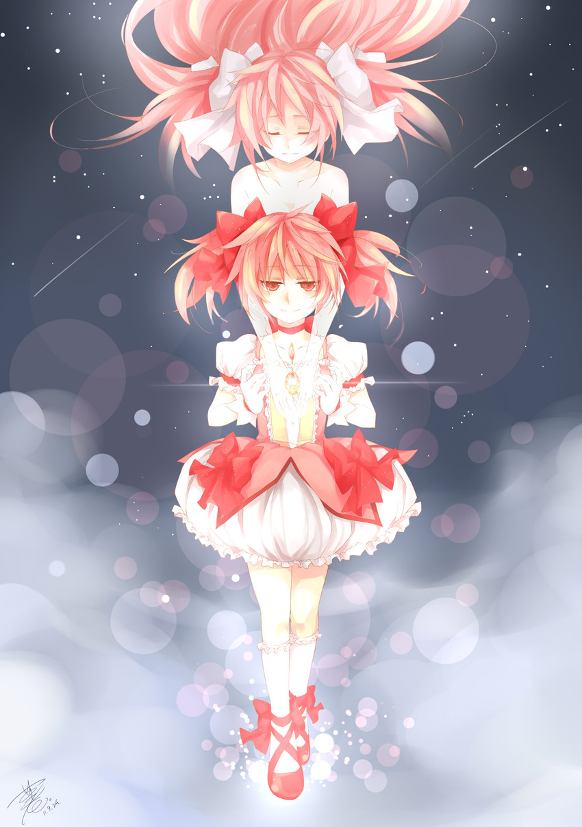 kaname madoka (mahou shoujo madoka magica) drawn by imoko_(imonatsuki)