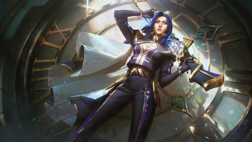 caitlyn, arcane caitlyn, and prestige commander caitlyn (league of legends and 1 more)