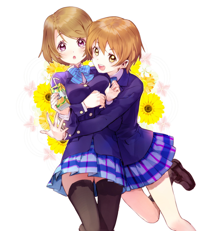 hoshizora rin and koizumi hanayo (love live! and 1 more) drawn by macciatto_(aciel02)